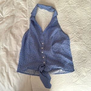 Intermix silk halter neck silk top